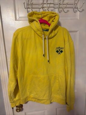 Prince Pickleball Hoodie Men’s Yellow Hooded Sweatshirt XL
